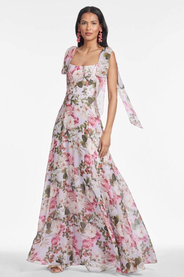Pearl Gown Petit Periwinkle and Petals